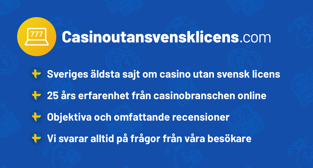 Casinoutansvensklicens.com Om oss